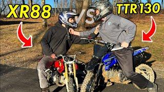 XR88 VS TTR130 Which Big Bore Pit Bike Is Faster?