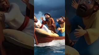 Jesus Calms the Storm |Mark 4:35–41"Even the wind and the wave obey him."#BibleStories #FaithForKids