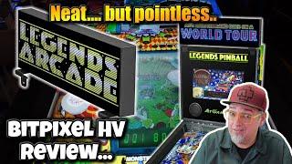 A NEW LED Arcade Marque! AtGames Bitpixel HV Review... Not What I Hoped For...