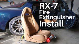 SakeBomb Garage FD RX 7 Fire Extinguisher Seat Mount Install | (Season 5 Episode 25)