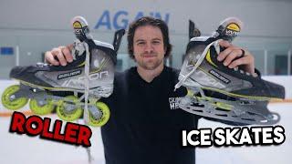 IS IT TRASH? - ROLLER-BLADE ICE SKATES...