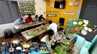 Unlimited Meals with Rotti, Olige in Shivamogga | Eco Friendly Homely Meals | Street Food India