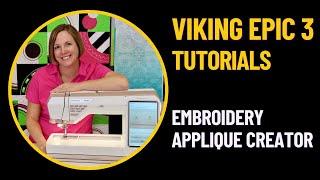 Husqvarna Viking Designer Epic 3 Create Applique (Applique Creator)