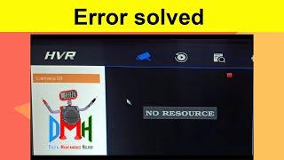 No Resource error when adding ip cam to hikvision DVR / English subtitle