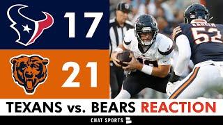 Houston Texans Vs. Chicago Bears Hall of Fame Game Post Game Reaction + Texans News & Rumors