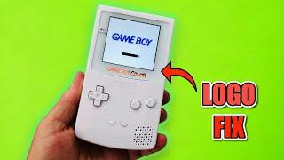 How To Fix FunnyPlaying Q5 IPS Backlit Screen Logo Issue for Nintendo Gameboy Color Mod