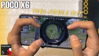 Xiaomi Poco X6 5G Snapdragon 7s Gen 2 Pubg Mobile Gaming Test 2024