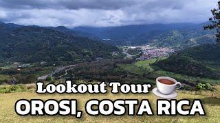 [4K] Tour Orosi Lookout In Costa Rica || Coffee Country & Quiet Vibes #travel