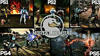 MORTAL KOMBAT PS1 VS PS2 VS PS3 VS PS4 VS PS5