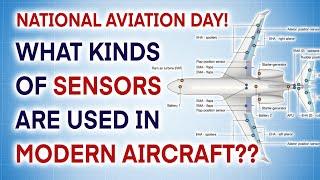 What kinds of sensors are used in modern aircraft?