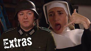 Kate Winslet's All About Couple's Drama! | Extras | BBC Comedy Greats