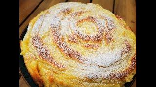 Apfelkuchen mit Vanille-Creme ️ einfach, schnell und megalecker