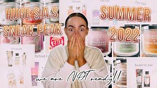 HUGE Bath and Body Works Preview for Semi Annual Sale Summer 2022!!