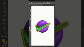 Inflate anything with Illustrator #adobeillustrator #short video