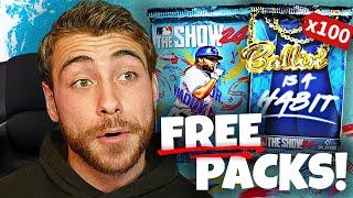 How To Get UNLIMITED FREE PACKS in MLB The Show 24!