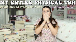 going through every book on my physical tbr... | Ella Rose Reads