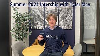 Newcor Summer 2024 Internship with Tanner May