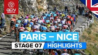 Paris-Nice 2020 Stage 7 HIGHLIGHTS | Valdeblore La Colmiane Summit Finish