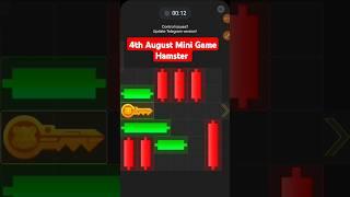 Mini Game Complete 4th August l Mini Game Hamster l Hamster Kombat #hamsters #crypto #bitcoin #bybit