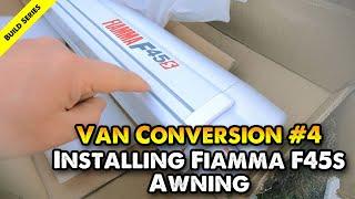 Fiamma F45s awning unbox and installation tutorial on a Citroen Relay