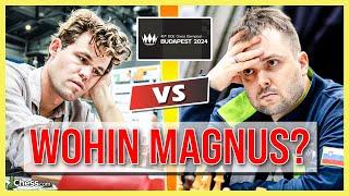 Wo läuft Magnus Carlsen mit seinem König hin? | Schacholympiade Budapest2024