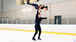 "Leave a Light On", Lori-Ann Matte & Thierry Ferland, Senior Pairs Free Program 2022-2023