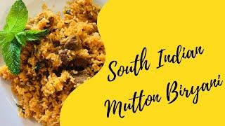 South Indian Mutton Biryani in English