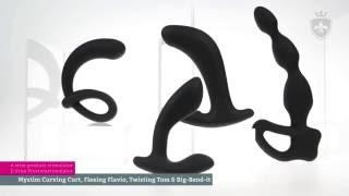 Prostata Toys mit E-Stim Funktion von mystim - Big Bend-It/Flexing Flavio/Twisting Tom/Curving Curt