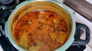 மட்டன் குழம்பு/How to make simple mutton curry/Sanjai Amma samayal