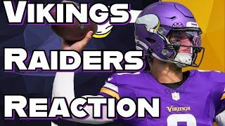 Vikings Raiders Preseason Reaction