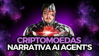 As MELHORES CRIPTOMOEDAS de AI AGENT'S (agentes de I.A)