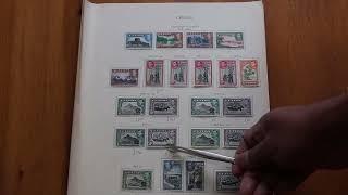 Ceylon 1936-52 KGVI Complete Collection of Stamps including perforation varieties catalogue £1750+