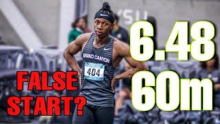 False Started In 60m & Dropped A 6.48 WORLD LEAD // Meet Recap