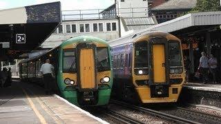 Trains at Southampton Central 2013