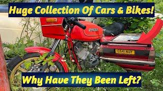 This Man Has A Massive Collection Of Classic Cars & Bikes…. But They’ve Not Been Used In Years!