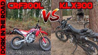 Honda CRF300L vs Kawasaki KLX300 (Now That I've Ridden Both Off Road)