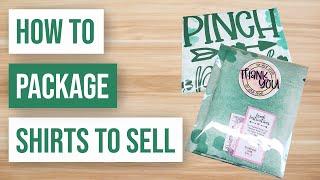  How to Package Shirts to Sell