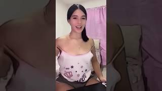 YOUNG GIRL BRALESS AND DOWNBLOUSE