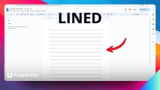 How to Make Lined Paper in Google Docs