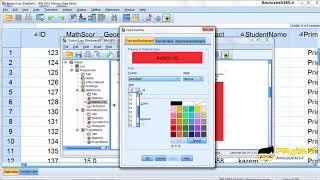 تغییر شکل خانه های یک جدول (Cell Properties) در نرم افزار اس پی اس اس SPSS 25