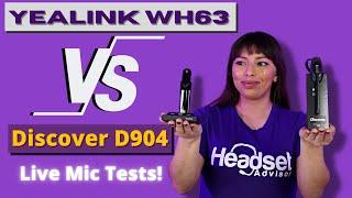 Yealink VS. Discover Wireless Headset for PC and Deskphone - Live Mic Tests!