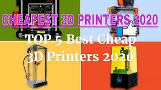 TOP 5 Best Cheapest 3D Printers 2020 | Additive Manufacturing | 3D PRINTech