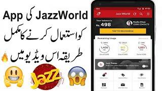 Jazz World App Review | How to Use Jazz World App | JazzWorld App kaise use kare