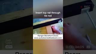 Storefront Aluminum Door Assembly #shorts #doors #hardware