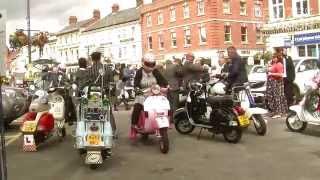 Devizes Sweet Sensations Scooter Club at Kevin Earley and Vicki Barton's Wedding