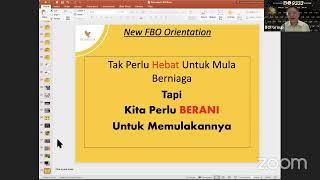 New FBO Orientation (BM) - Dato' Desmond Kong