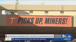 UTEP to expand free tuition, waive fees for students