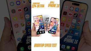 Samsung Galaxy S24 Ultra vs Apple iPhone 16  - Speed Test! #iphone16 #s24ultra