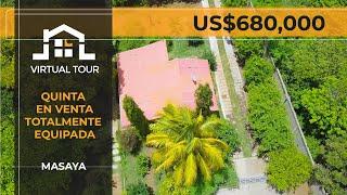 INTERESANTE! Quinta Ubicada en el Km 22.5 Masaya | Quinta en Venta en Masaya Nicaragua