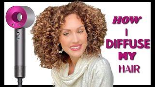 HOW I DIFFUSE MY CURLY HAIR | The Glam Belle